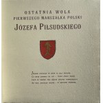 THE LAST WILL OF J. PIŁSUDSKI BIBLIOPHILIC PRINT
