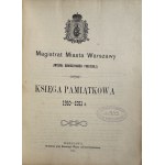 MAGISTRAT m. PAMÄTNÁ KNIHA VARŠAVY. 1910-1911