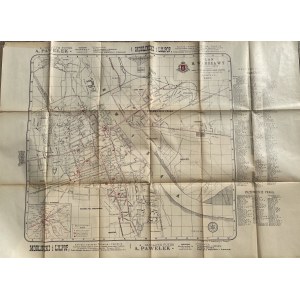 Plan der Stadt. WARSCHAU MIT HAUSNUMMERIERUNG 1910