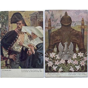 TWO PATRIOTIC CARDS AND