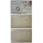 THREE CARDS FROM THE REVOLUTION PERIOD 1905 and 1917.