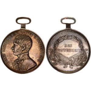Austria - Hungary Bravery Silver Medal Der Tapferkeit I Class Type II 1859 - 1866