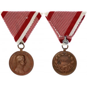 Austria - Hungary Bravery Bronze Medal Der Tapferkeit 1917 - 1918