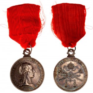 Austria - Hungary Merit & Honor Civil Medal Ivstitia Regnorvm Fvndamentvm 1804