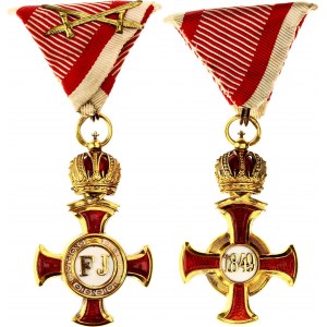 Austria - Hungary Merit Cross 1849 with Sword 1916
