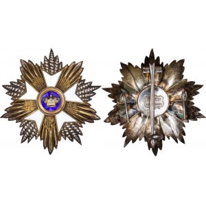 Belgium Order of the Crown Grand Cross Breast Star 1897