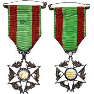 France Order of Merit for Agriculture Knight Decoration 1900