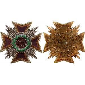 German States Hessen-Darmstadt Order of the Ludwig Embroidered Commander Breast Star 1831 - 1855