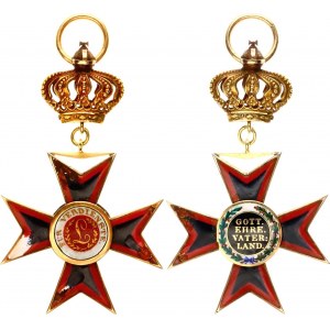 German States Hessen-Darmstadt Order of the Ludwig Gold Knight Cross II Class 1830