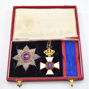 German States Oldenburg House and Merit Order of Peter Friedrich Ludwig Grand Commander Set 1880