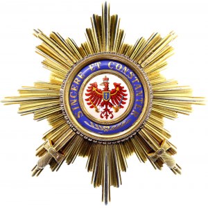 German States Prussia Order of Red Eagle Breast Star for Grand Cross with Swords 1892 - 1918 Collectors Copy