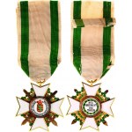 German States Saxony Order of Civil Merit Knight Gold Cross I Class with Sword 1866