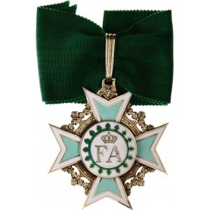 German States Saxony Order of the Rue Crown Cross for Prince 1900