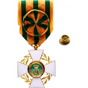 Luxembourg Order of the Oaken Crown Officer Cross 1858