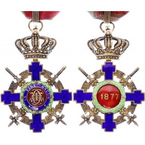 Romania Orden of the Star of Romania Commander Cross with Swords IIb Type 1932 - 1947