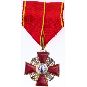 Russia Order of Saint Anne III Class Cross 1844 - 1917