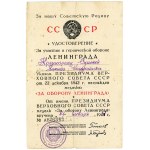 Russia - USSR Bar with 4 Medals by One Person 1944 - 1945