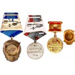 Russia - USSR Lot of 4 Awards by One Person 1943 - 1970