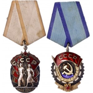 Russia - USSR 2 Awards by One Person 1974 - 1982