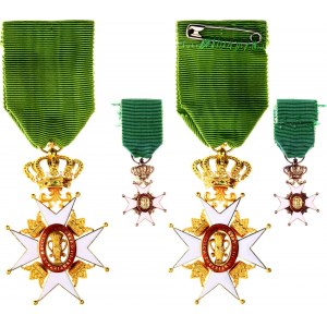 Sweden Order of Vasa I Class Knight Au Cross & Miniature 1889
