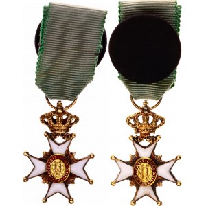 Sweden Miniature of Order of Vasa II Class Knight Cross 1889