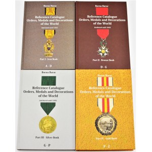 Literature Referense Catalog Orders, Medals & Decoration of the World Instituted Until 1945 all 4 Books 2009