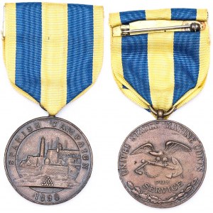 United States Spanish Campaign Marine Service Medal 1908