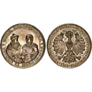 Austria - Hungary Innsbruck Bronze Medal Secular Celebration Habsburg Dynasties 1863