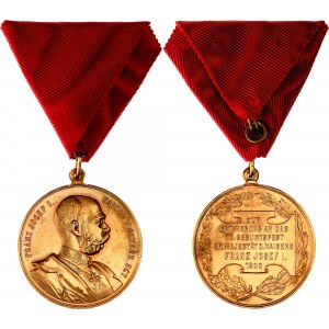 Austria - Hungary Commemorative Medal for the 70th Birthday of Franz Joseph I 1900