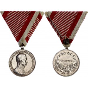 Austria - Hungary Bravery Silver Medal Der Tapferkeit 1917 - 1918