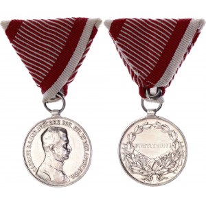Austria - Hungary Bravery Silver Medal Der Tapferkeit II Class Type IV 1917 - 1918