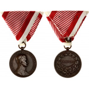 Austria - Hungary Bravery Bronze Medal Der Tapferkeit 1917 - 1918