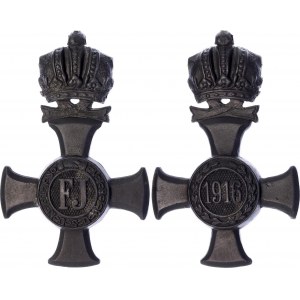 Austria - Hungary Iron Merit Cross with Crown 1916