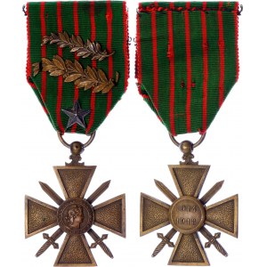 France War Cross with Bronze Palm and Silver Star 1914 - 1918