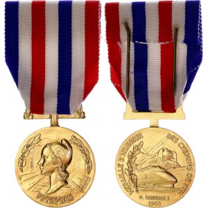 France Railway Medal of Honor II Class for 35 Years of Service 1983
