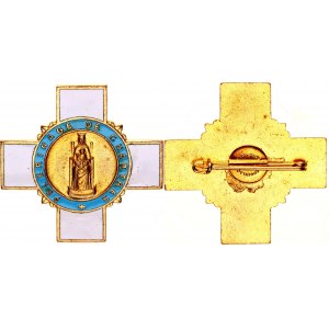 France Pilgrimage to Notre Dame Badge 1960 - 1970-th