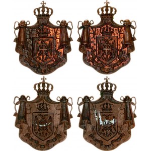 Serbia Badge on the Form of the Coat of Arms 20 -th Century