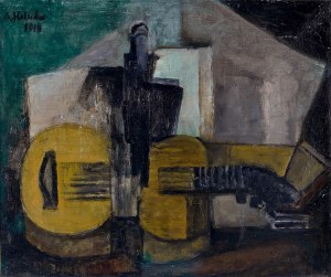 Alicja Halicka (1894 Kraków- 1975 Paryż), Martwa natura z gitarą