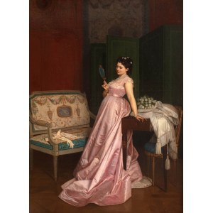 August Toulmouche (1829 Nantes - 1890 Paris), In the boudoir, 1868.