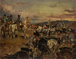 Jerzy Kossak (1886 Kraków - 1955 tamże), Napoleon, 1921 r.