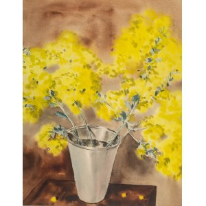 Rafał Malczewski (1892 Kraków - 1965 Montreal), Flowers in a vase