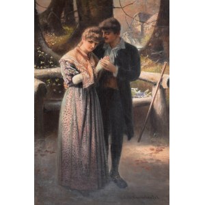 Maximilian Bernhard Sturmhoefel (1853 Danzig - 1913 there), Courtship