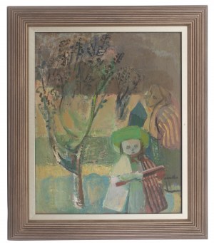Rajmund Kanelba (1897 Warszawa - 1960 Londyn), Dziewczynka w zielonym kapelusiku