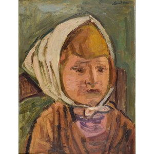 Zygmunt Landau (1898 Łódź - 1962 Tel Aviv), Little girl in a shawl
