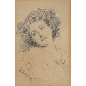 Stanisław Rejchan (1858 Lwów - 1919 Kraków), Porträt einer Frau