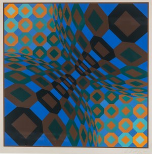 Victor Vasarely (1908 Pécs - 1997 Paryż), Victor Vasarely „So-lo”, 1973 r.