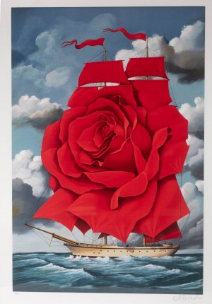 Rafał Olbiński (ur. 1943 Kielce), Red Rose Ship