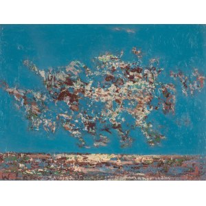 Władysław Lam (1893 Konjica/Jugoslawien - 1984), Blaue Komposition