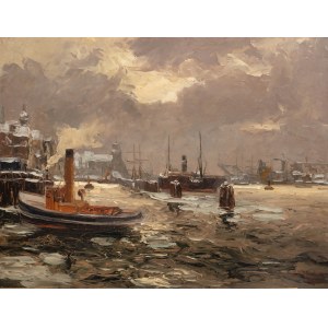 Erich Mercker (1891 Zabern - 1973 München), Im Hafen