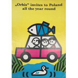 Plakat: Orbis - Invites to Poland all year round